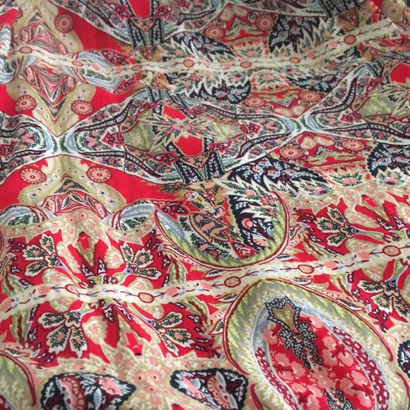 Lulus Red Geometric Print Shift Mini Dress - Picture 6 of 7